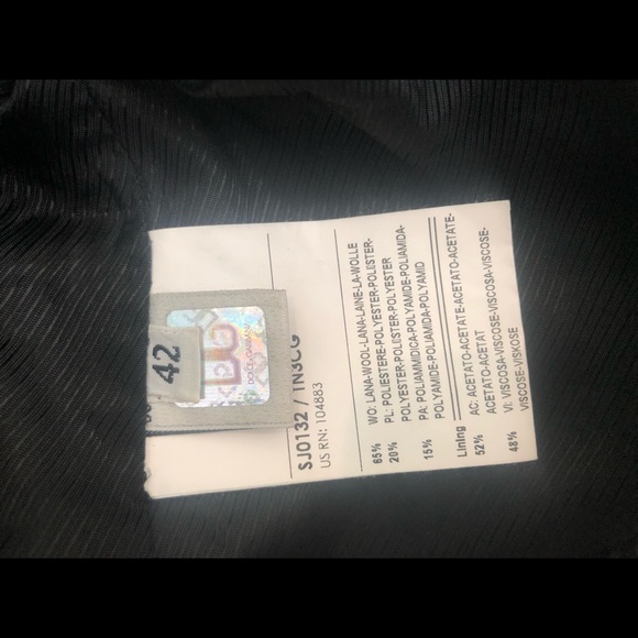 Designer Grey Tweed Fall Jacket/Cropped Blazer - Picture 5 of 11